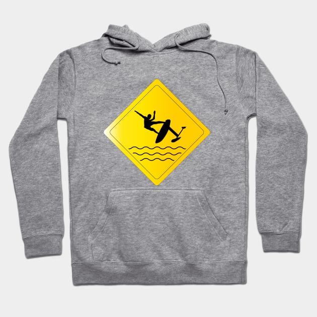 Hydrofoiling alert Hoodie by bluehair